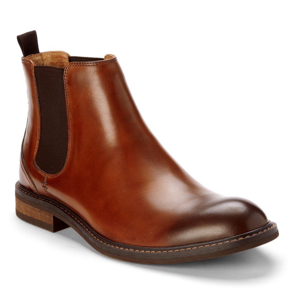 Vionic Mens Bowery Kingsley Chestnut Ankle Boots Size 13 Medium (D  M)